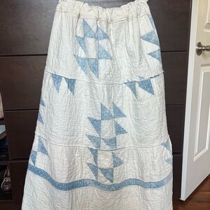 Lovebug Junkie Upcycled Vintage Quilt Skirt